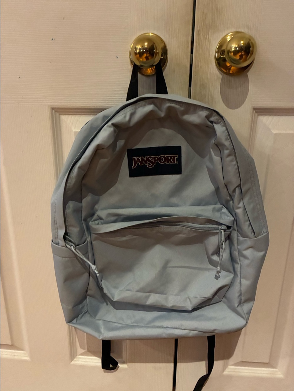 Light Blue JanSport SuperBreak Backpack - Picture 3 of 5